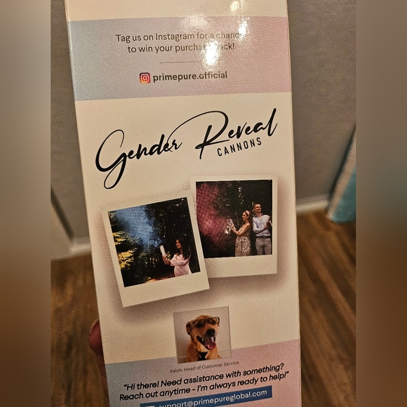 Gender Reveal Cannons X2 in Blue - Picture 2 of 2